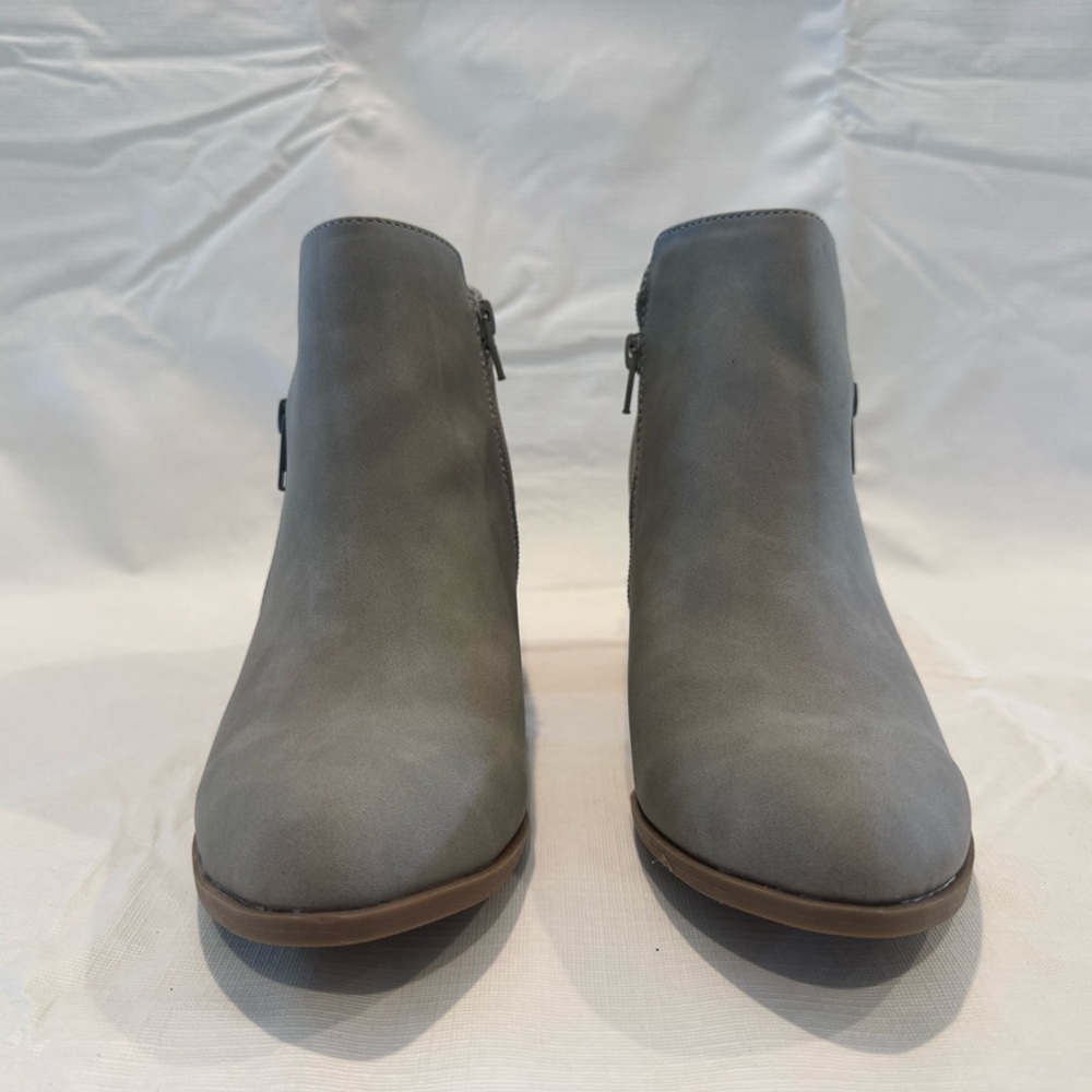 Report Gray Ankle Booties